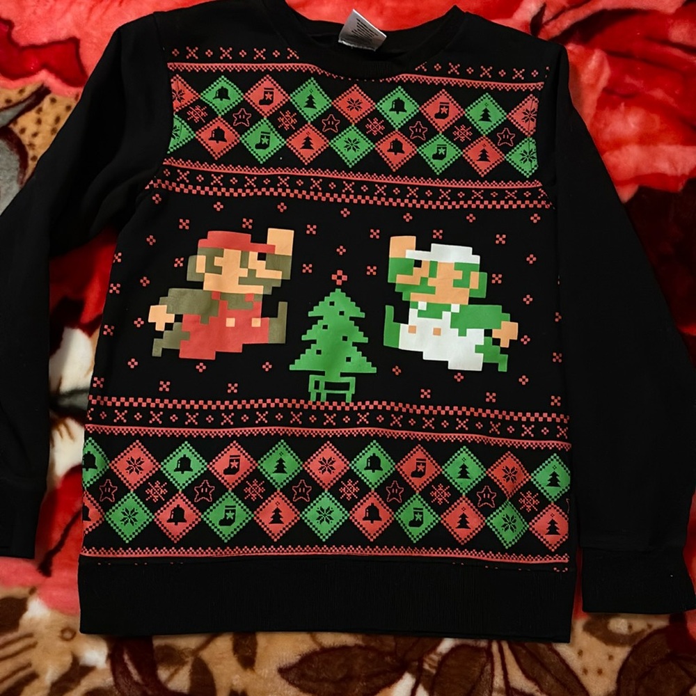 Super Mario Ugly Christmas Sweater